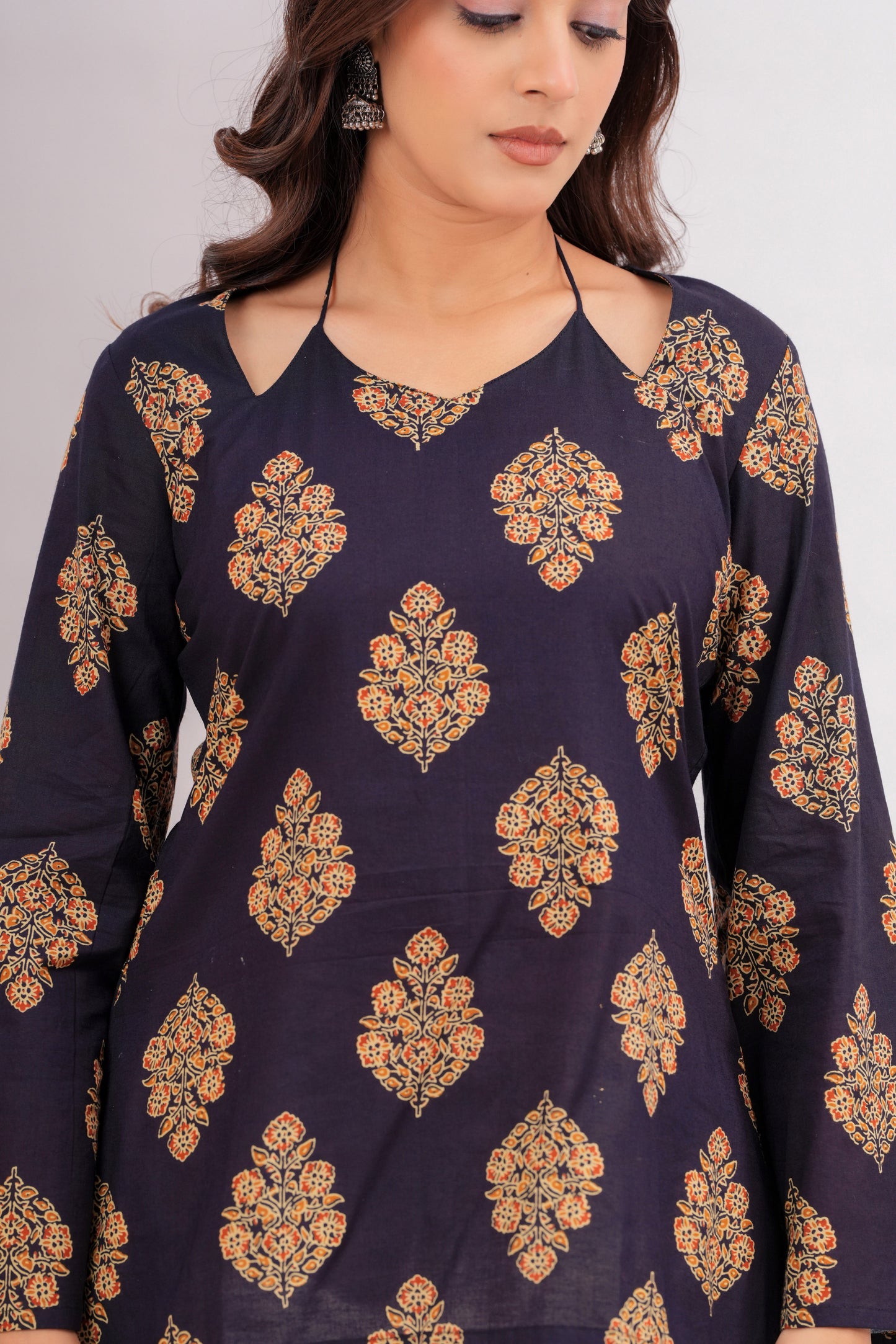 Navy Essence Short Top