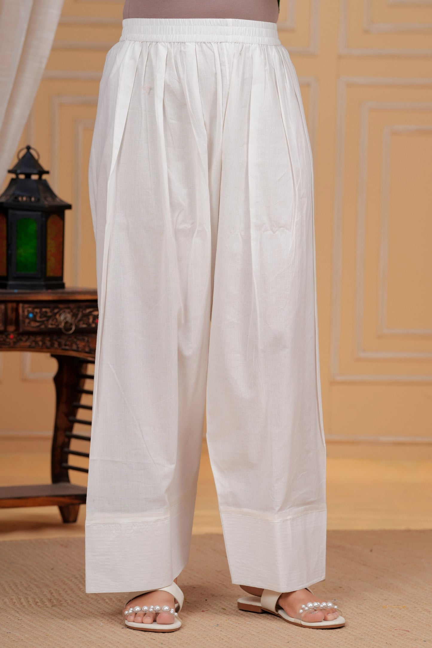 Pastel Sage Bandhani Farshi Set