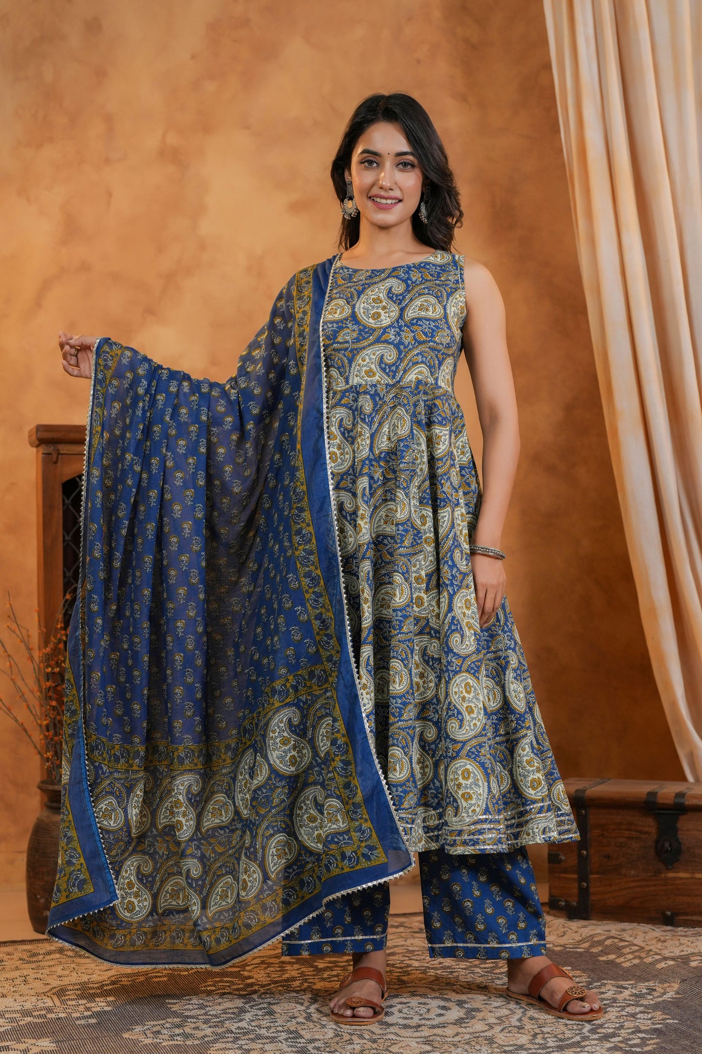Boho Royale Cotton Suit Set