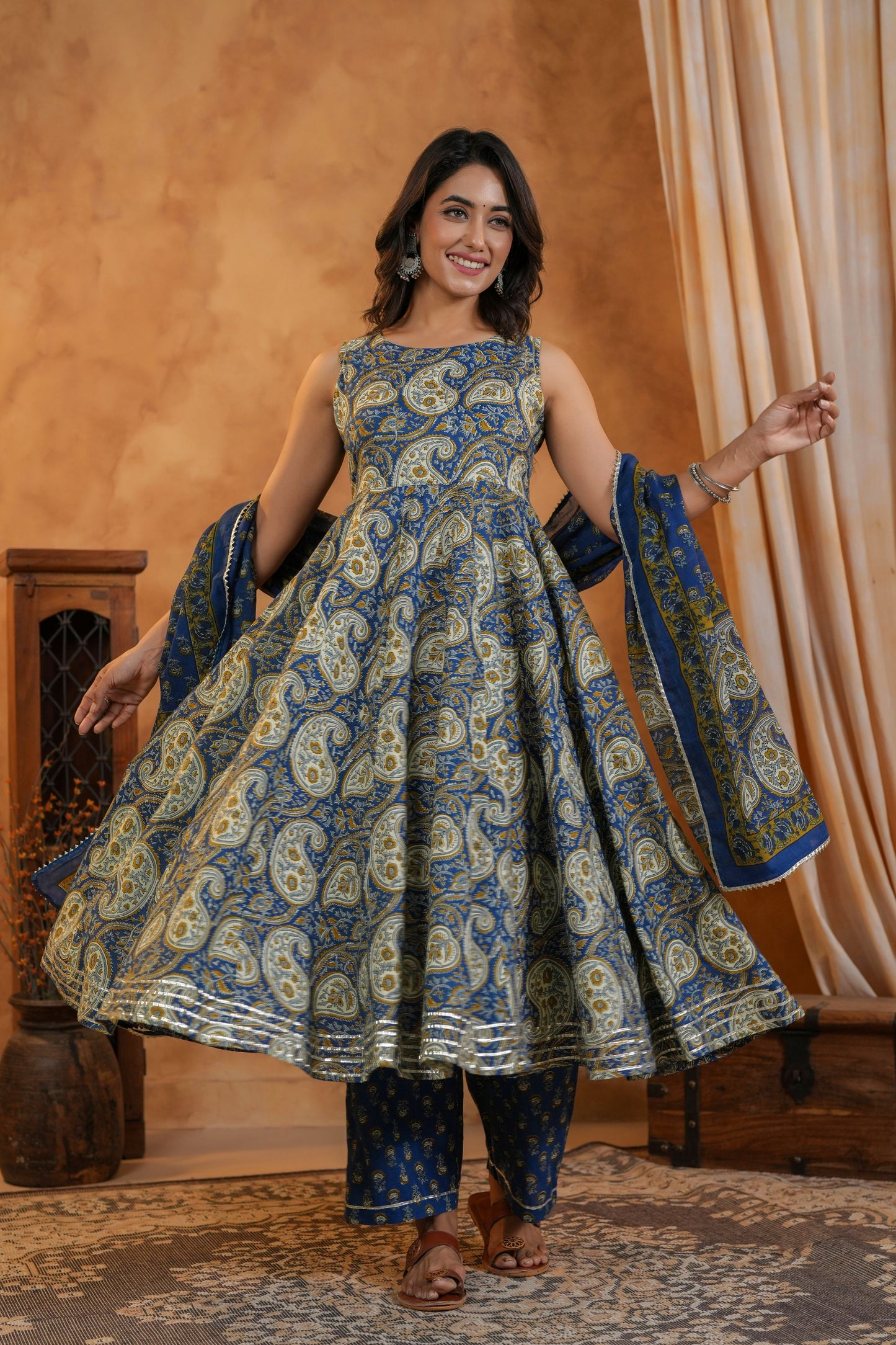 Boho Royale Cotton Suit Set