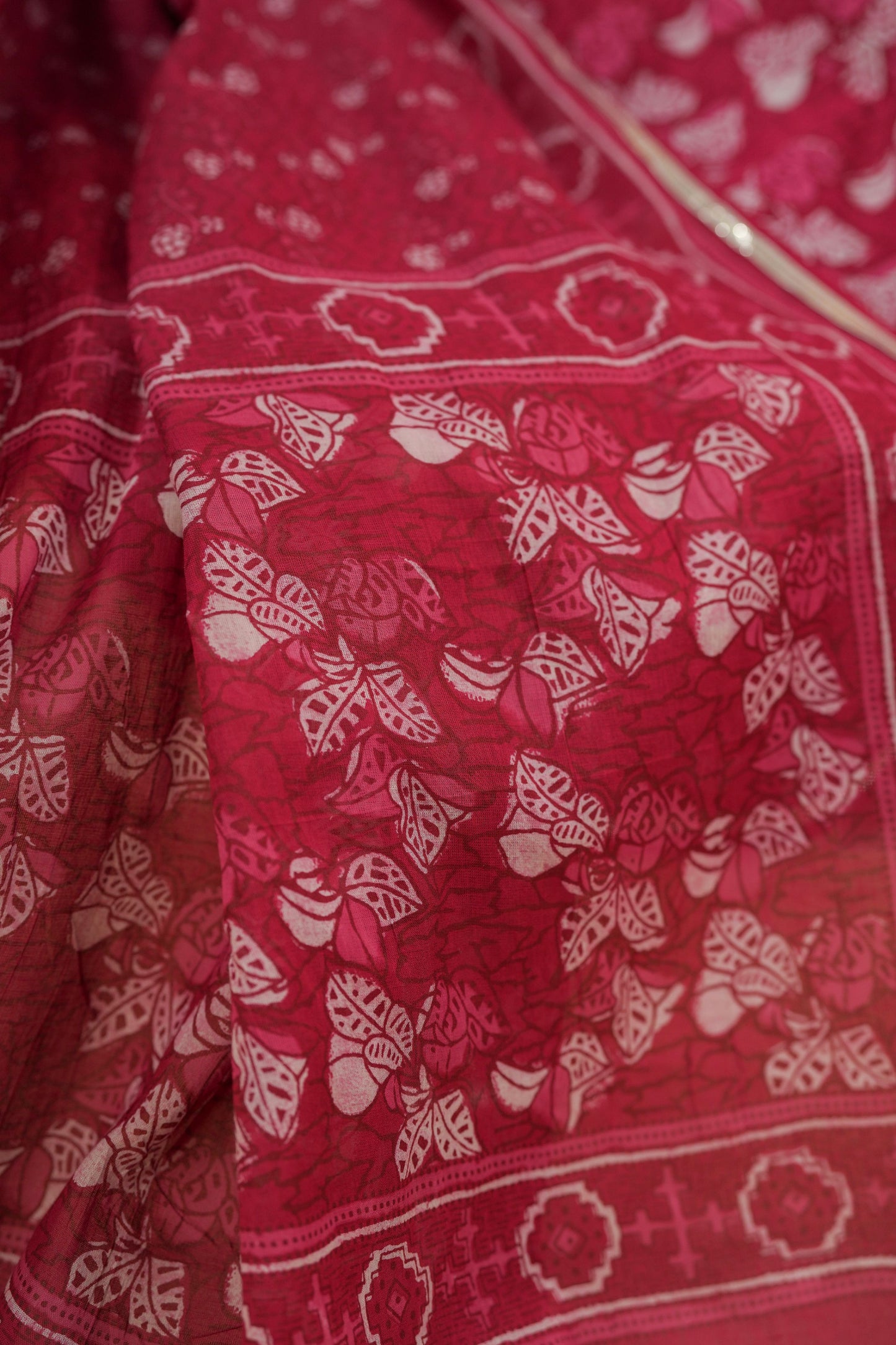 Roseglow Drape Cotton Suit Set