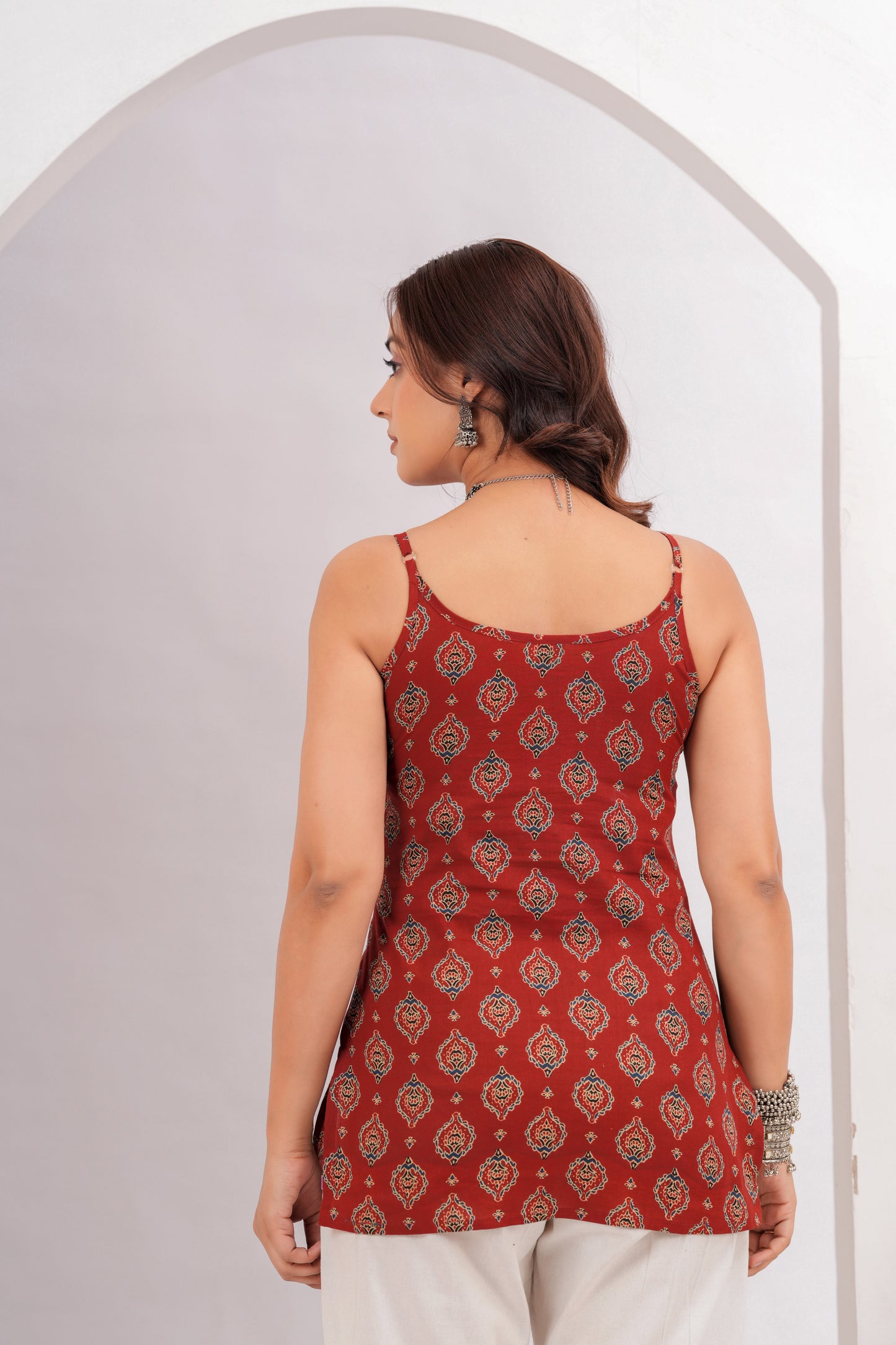 Terracotta Strappy Short Top