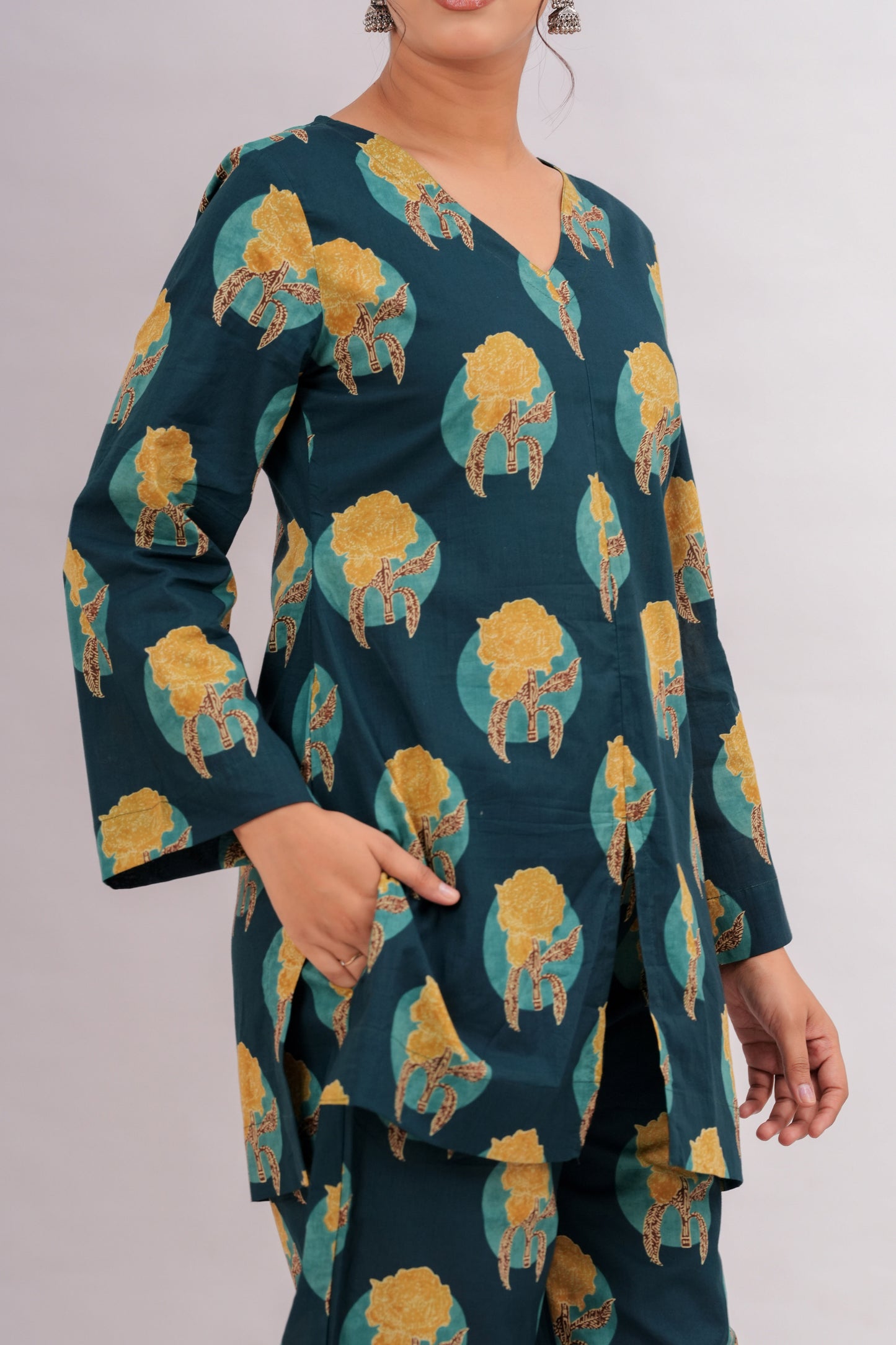 Midnight Teal Co-ord Set