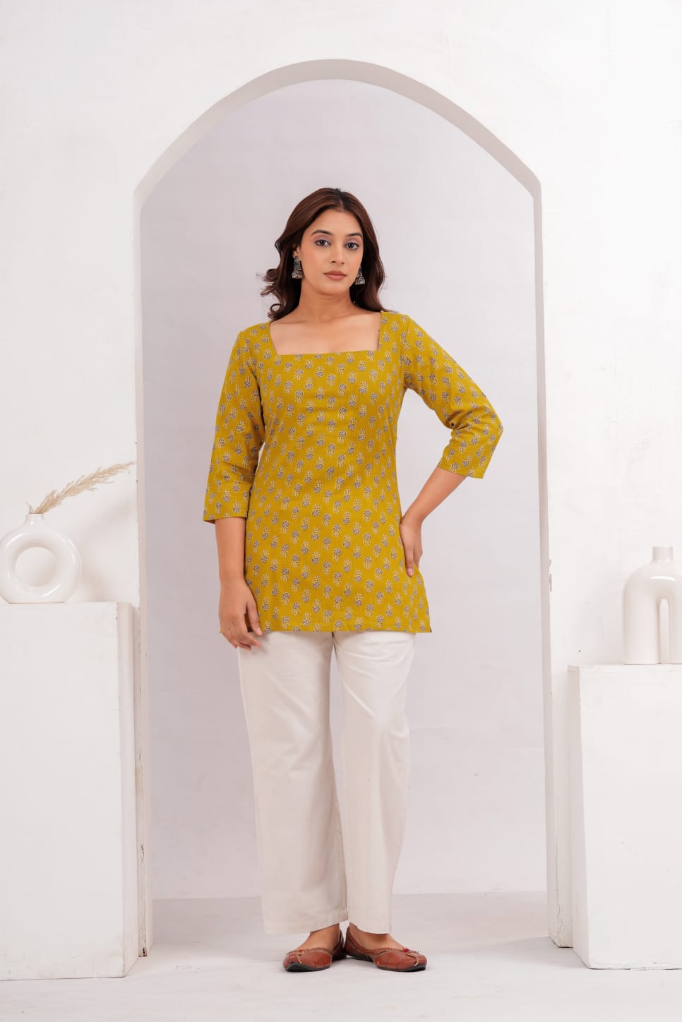 Herbal Gold Short Top