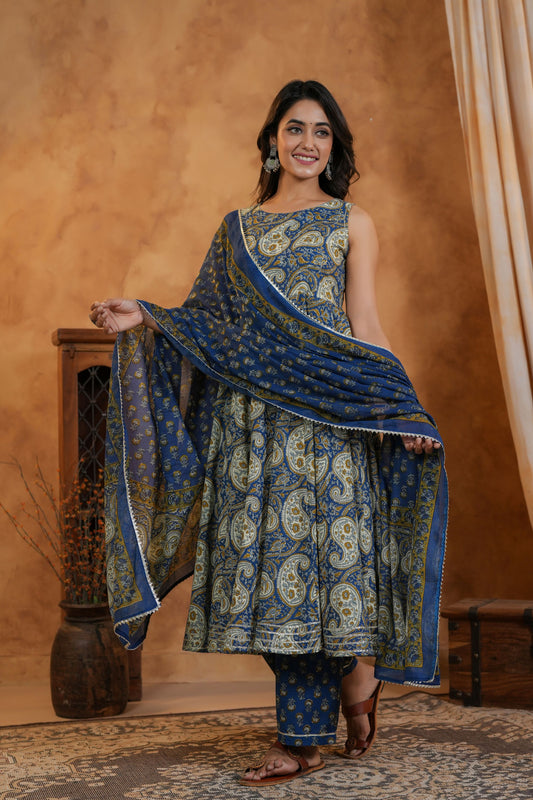 Boho Royale Cotton Suit Set